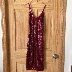 Small Red sparkling dress